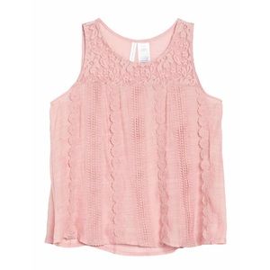 Forgotten Grace Tank Top in Blush